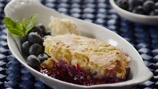 How to Make Blueberry Cobbler  Blueberry Recipes  Allrecipescom [upl. by Eimot886]