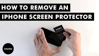 How to Remove an iPhone Screen Protector [upl. by Enael]