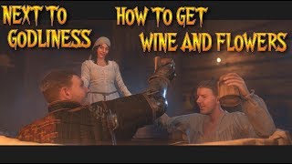 Kingdom Come Deliverance  Next to Godliness How to Get Wine and Flowers Spoiler Free [upl. by Ahseinod]