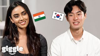 Korean Guy Blind Dates with Beautiful Indian Celebrity For the First Time Ft Sakshma [upl. by Murtha]