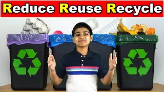 What are the Three Rs   Reduce Reuse Recycle [upl. by Oeht]