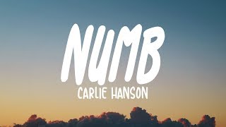 Carlie Hanson  Numb Lyrics [upl. by Nylissej]