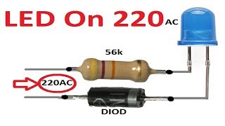 How to connect LED light to 220v AC [upl. by Yensehc]