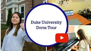 Duke University Dorm Tour  Duke Students [upl. by Antrim]