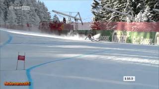 Kitzbuhel 2011 Downhill  Didier Cuche HD 1080p [upl. by Rozella]