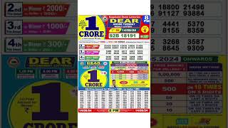 LOTTERY SAMBAD MORNING 8PM RESULT TODAY LIVE DRAW ON 14012025 NAGALAND [upl. by Tupler]