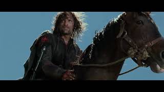 Aragorn Rides Past 10000 Uruk Hai  The Lord of The Rings The Two Towers 2002  Movie 4K HD Scene [upl. by Ynned]