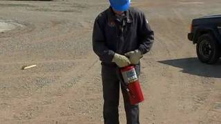 Dry Chemical  How to use a fire extinguisher training [upl. by Minnaminnie]