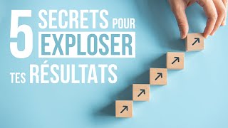 5 SECRETS POUR EXPLOSER TES RÉSULTATS  Luc Dumont [upl. by Ahseikram]