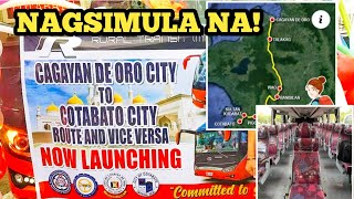 NAGSIMULA NA CDO TO COTABATO BUS SCHEDULE  RURAL TRANSIT MINDANAO INC [upl. by Mullins]