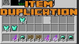 Minecraft 112  SIMPLE ITEM DUPLICATION  GAME BREAKING BUG [upl. by Annavoj616]