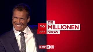 Die Millionenshow  Programmtrailer 26092016  ORF 2 [upl. by Gierk144]