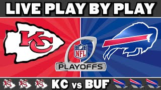 Chiefs vs Bills Live Play by Play amp Reaction [upl. by Sedinoel497]