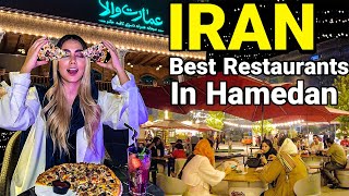 IRAN 🇮🇷 Luxury amp Best Restaurants In Hamedan  Iran Food Vlog ایران [upl. by Aniratak]