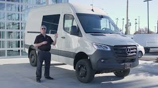 2023 MercedesBenz Sprinter Cargo Van Review  Walkaround [upl. by Dasya]