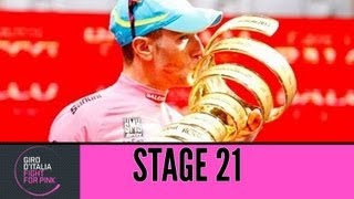 Giro dItalia 2013 Tappa  Stage 21 Official Highlights [upl. by Delphinia814]