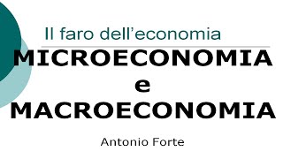 Lezione Microeconomia vs Macroeconomia [upl. by Radack]