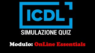 Quiz ECDLICDL  Simulazione Online Essentials [upl. by Eimmis]