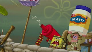 Bob esponja un héroe fuera del agua 2015 Bob esponja vs plankton en español latino en FHD [upl. by Ellevart]