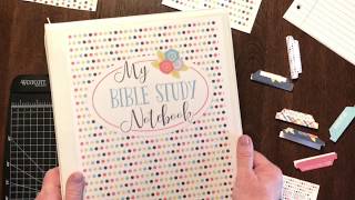 How I journal and take Bible notes a simple system [upl. by Rimisac599]