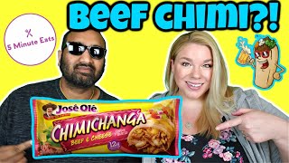 Jose Ole Beef amp Cheese Chimichangas Review [upl. by Hanikas]