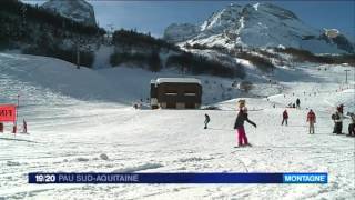 Station de ski de Gourette Janvier 2017 [upl. by Trey]