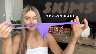 ASMR SKIMS TryOn Haul 🤍🤎 [upl. by Sawtelle]