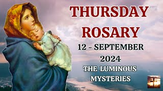 Thursday Rosary  The Luminous Mystery  September 12 2024  Todays Holy Rosary [upl. by Amedeo]