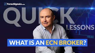 What is a Forex ECN Broker Explained by Andrew Lockwood  Quick lesson [upl. by Sileas368]