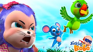 Billi Mausi Kaho Kaha Se Aai Ho  Do Chuhe The  Hindi Nursery Rhymes amp Kids Song [upl. by Marelda]