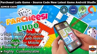 Parcheesi Ludo Game  Source Code New Latest Game Android Studio Admob Earn  2020 Tech Tips Tricks [upl. by Rhonda]