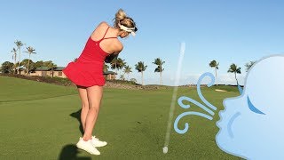 HOW TO GOLF IN THE WIND  GOLF TUTORIAL FROM HAWAII AT MAUNA LANI [upl. by Berri]