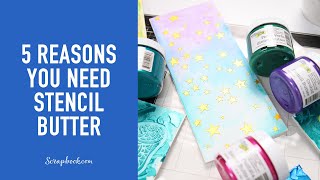 5 Ways You Can Use Stencil Butter  The Crafters Workshop [upl. by Chevy]