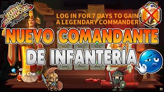 NUEVO COMANDANTE DE INFANTERÍA GRATIS  LIU CHE LLEGA A RISE OF KINGDOMS [upl. by Atteyek218]