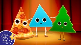 Triangle Song  Learn Shapes  Little Baby Bum  Classic Nursery Rhymes for Kids [upl. by Nahtonoj]