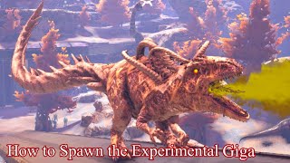 How to SPAWN the Experimental Giga in Genesis Part 2 Console amp PC [upl. by Eimorej]