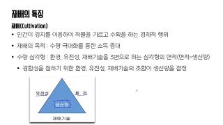 1강 재배기초 손해평가사 1차시험 재배학 기초강의 [upl. by Dav]