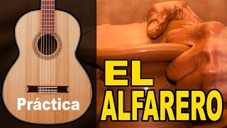 EL ALFARERO  UN DÍA ORANDO LE DIJE A MI SEÑOR 🎸 TUTORIAL EN GUITARRA 🎸 Mi Guitarra Cristiana [upl. by Willie]