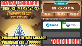 Baru Rilis Game Penghasil Uang 2022  Game Penghasil Saldo Dana Ovo Terbaru 2022  Wayang Blast [upl. by Riane229]