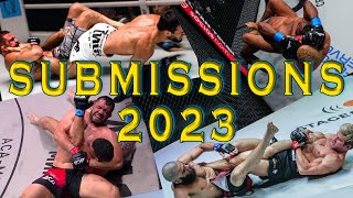 Top MMA Submissions 2023 part 2 [upl. by Sutsugua]