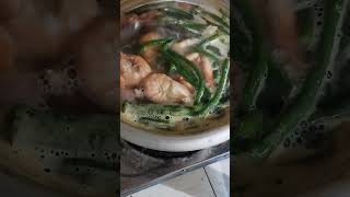 Sinigang na hipon food cooking [upl. by Ecarret]