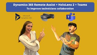 Dynamics 365 Remote Assist Microsoft Teams and HoloLens  Mixed Reality Demo [upl. by Carper103]