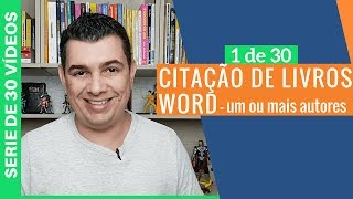 COMO CITAR LIVRO COM UM OU MAIS AUTORES [upl. by Mccoy]