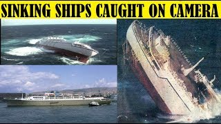 Top 10 Biggest Ships that Sank on Camera [upl. by Ehgit793]