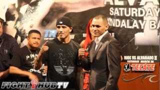 Rios vs Alvarado II  Final Press Conference Highlights [upl. by Auhsohey434]