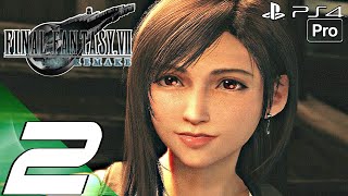 FINAL FANTASY VII REMAKE  Gameplay Walkthrough Part 2  Sector 7 Slums amp Bike Chase PS4 PRO 100 [upl. by Sanoj290]