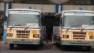 GSRTC launches 25 new buses on Ahmedabad – Gandhinagar ‘Vikas route’ [upl. by Cece]