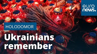 Holodomor Ukrainians remember the famine that killed millions in Soviet Ukraine [upl. by Atiker]