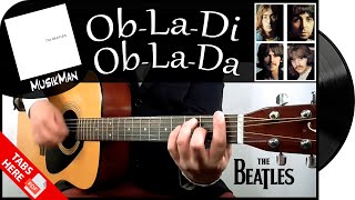 OBLADI OBLADA ⬜  The Beatles  GUITAR Cover  MusikMan N°153 [upl. by Ahsilav194]