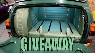 GIVEAWAY  Luxury Boot Liner Kit  Classic Mini Workshop [upl. by Gernhard]